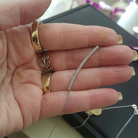 Diamond Bar 14k Clearance - Picture 4 of 4